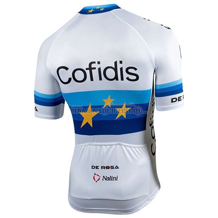 Abbigliamento Ciclismo Cofidis Campione Europa Manica Corta 2020